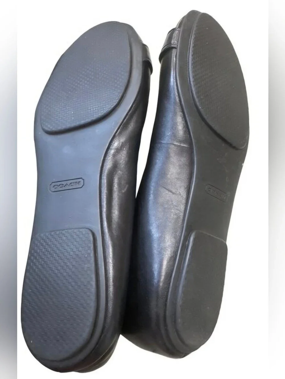 Coach women's black shoe/loafer/flats/ ballet London shoe size 8.5B